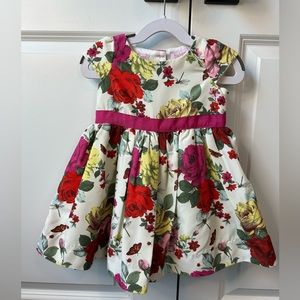 Baker by Ted Baker Girls Floral Dress (Size 18-24 Months)